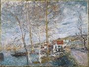 Alfred Sisley Inondation a Moret Spain oil painting artist